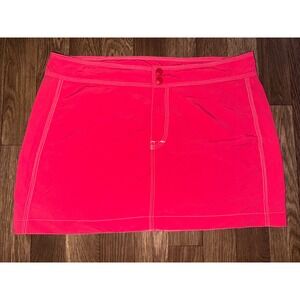 L.L.Bean Skort Pink Activewear Athletic Outdoor‎ Nylon Skirt Size 12